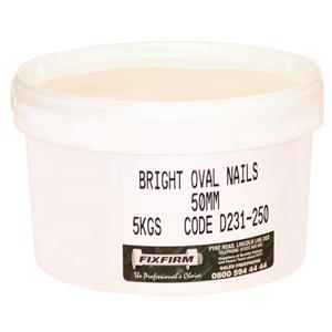 30mm Bright Oval Nails - 5kg